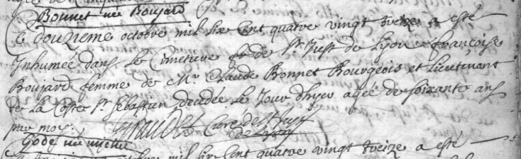 1693 Lyon St Just- Décès Françoise Boujard- 28s41.png