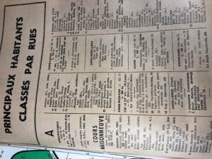 Page de garde - Liste des habitants par rues (Henry 1972).jfif