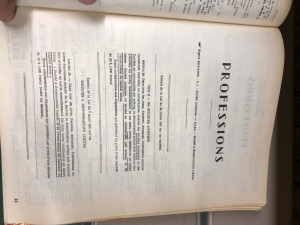 Page de garde Professions (Indicateur lyonnais Henry 1972).jfif