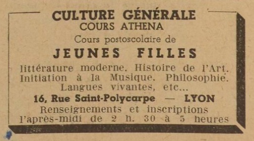 cours Athena