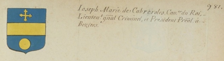 Joseph Marie de Cabreroles