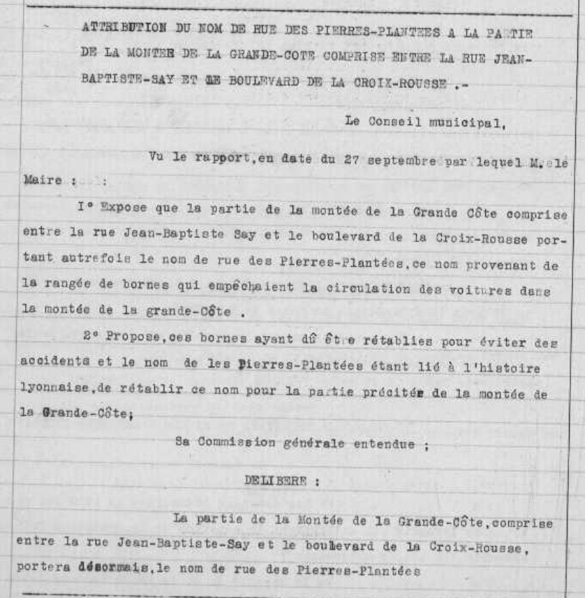 Délibération
